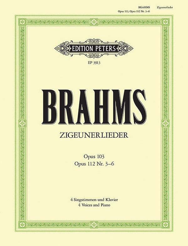 Zigeunerlieder for 4 Voices (Mixed Choir) and Piano Cover Image