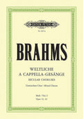 Secular Choruses Opp. 42 and 62 for Mixed Choir (4-6 Voices) and Piano Cover Image