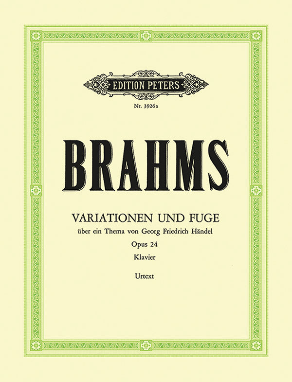 Variations and Fugue on a Theme of Handel, Op. 24 Cover Image