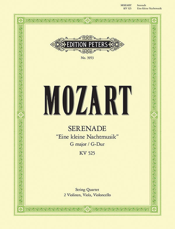 Serenade in G K525 Eine kleine Nachtmusik (Edition for String Quartet) Cover Image