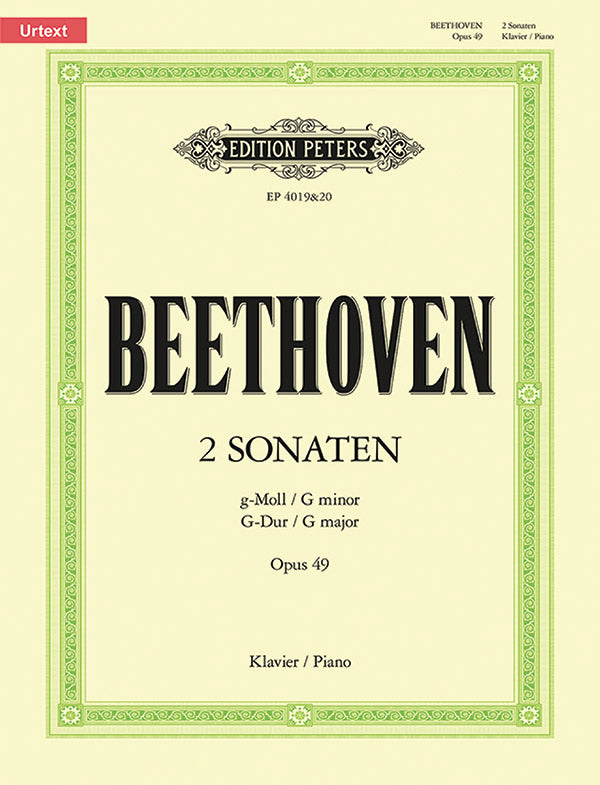 Sonatas in G min & G maj Op.49 Nos.1 & 2 Cover Image