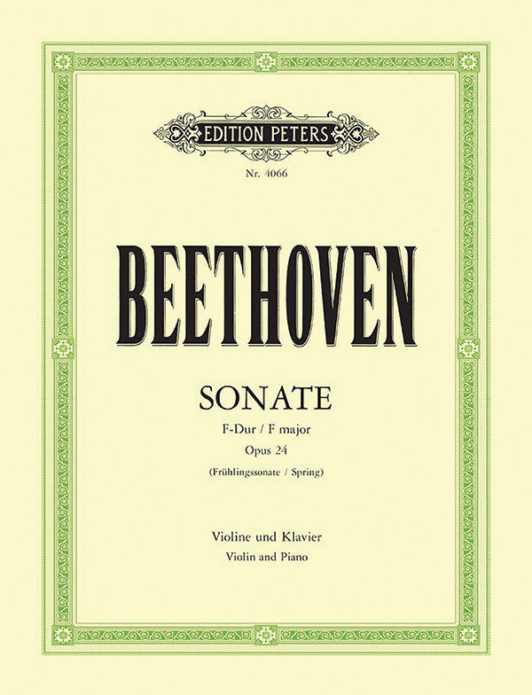 Violin Sonata No. 5 in F Op. 24 Spring Cover Image