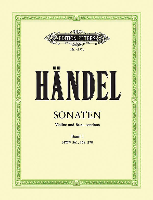 Sonatas for Violin and Continuo, Vol. 1 Cover Image