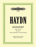 Violin Concerto in G Hob. VIIa:4 (Edition for Violin and Piano) Cover Image