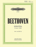 Sonatina for Mandolin and Harpsichord in D minor (Arranged for Cello and Piano) Cover Image