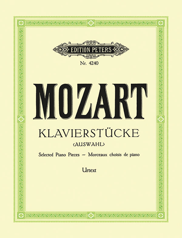 Selected Piano Pieces Cover Image