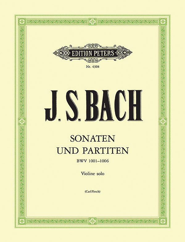Sonatas and Partitas for Violin Solo BWV 1001 Cover Image