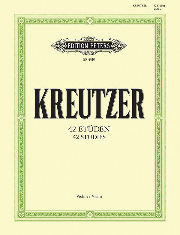 42 Etudes (Caprices) for Violin Cover Image