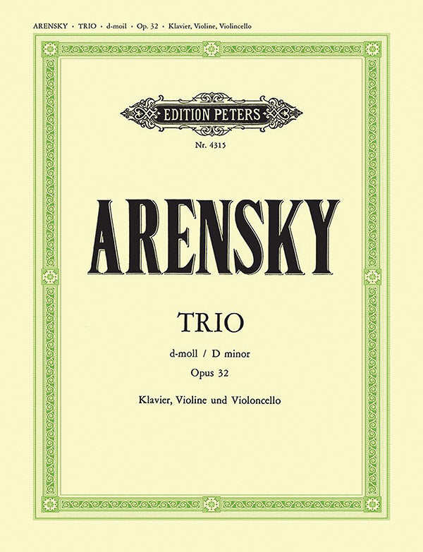 Piano Trio in D minor Op. 32 Cover Image