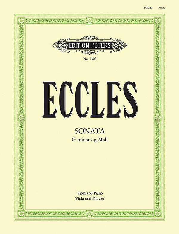 Viola Sonata in G minor Cover Image