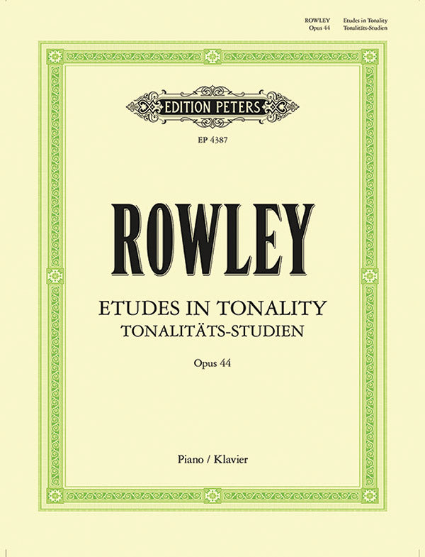 Studies in Tonality Op.44 Cover Image