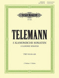 6 Canonic Sonatas for 2 Violins Cover Image