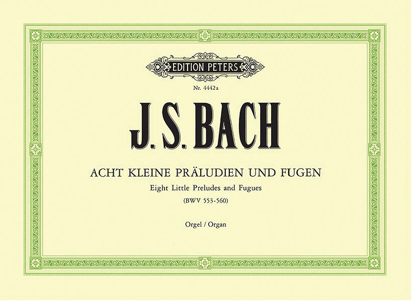 8 Short Preludes and Fugues BWV 553-560 Cover Image