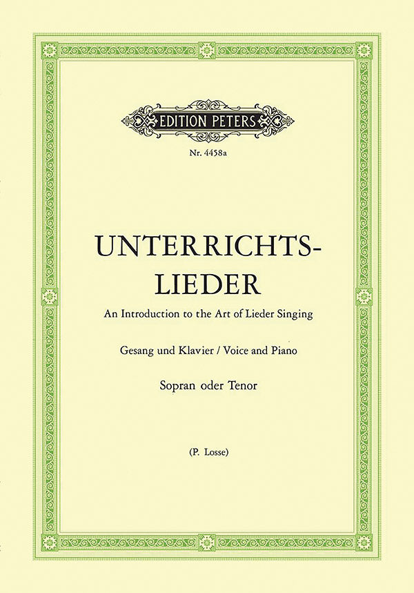 Album of 60 Lieder from Bach to Reger Cover Image