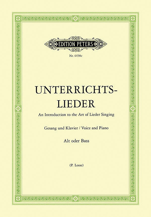 Album of 60 Lieder from Bach to Reger Cover Image