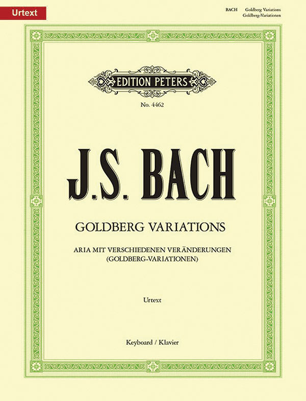 Aria with Diverse Variations BWV 998 Goldberg Variations Cover Image