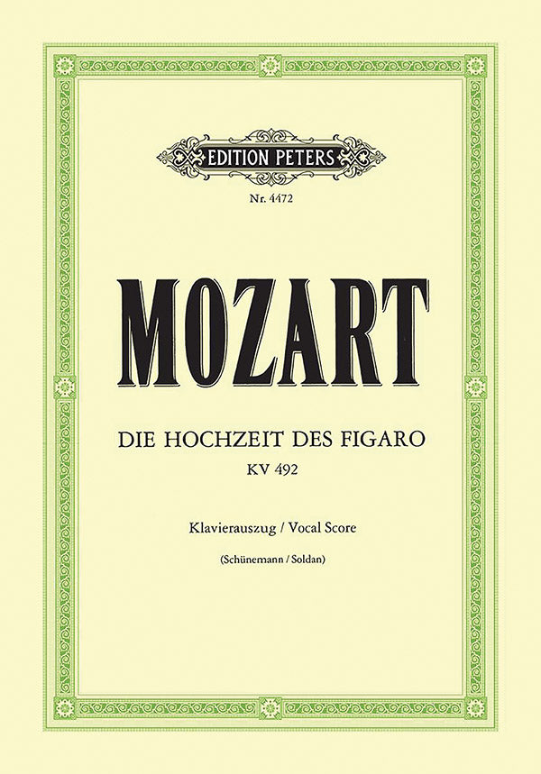 Le nozze di Figaro K492 (Vocal Score) Cover Image