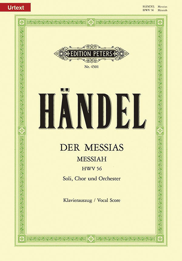 Messiah HWV 56 (Vocal Score) Cover Image