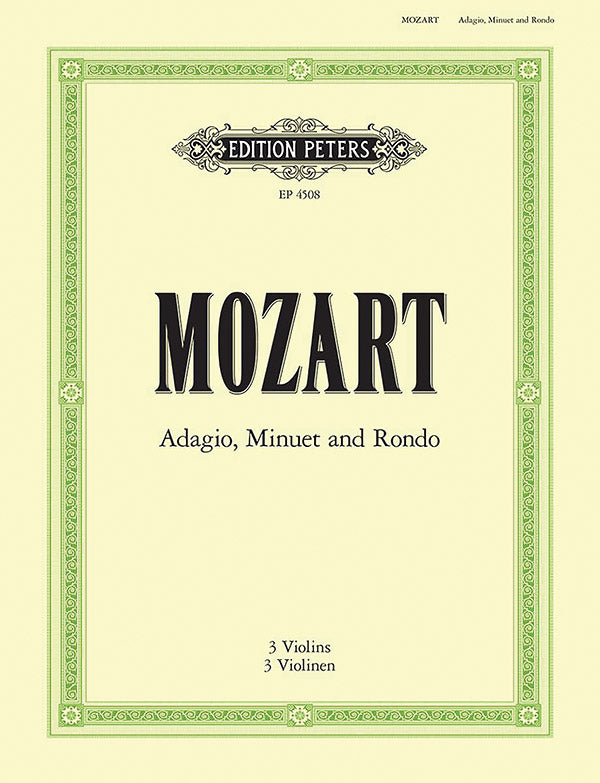 Adagio K356 (617a), Minuet and Rondo from K439b No. 3 Cover Image