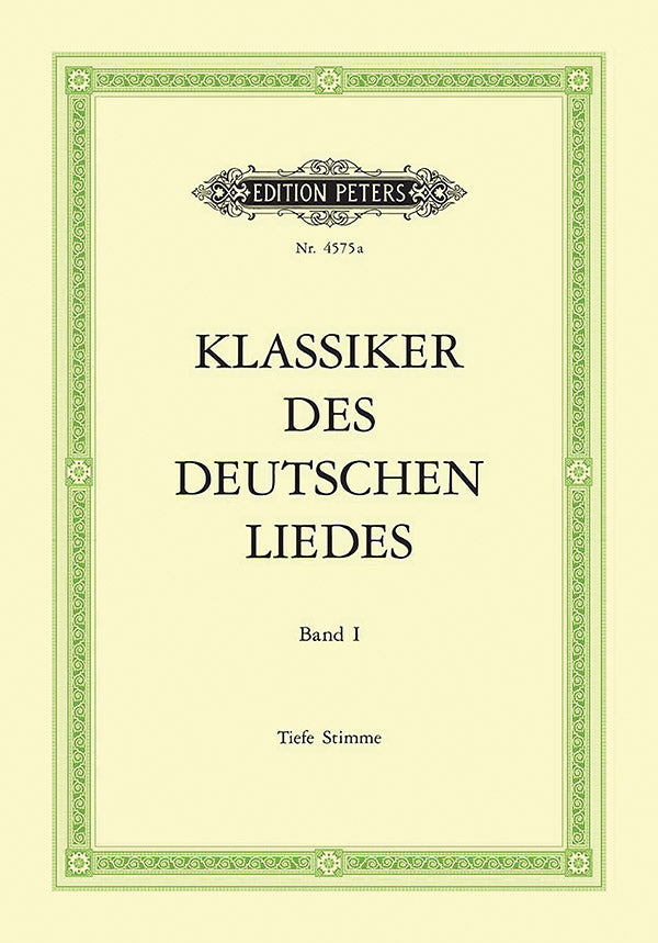 Classics of the German Lied Cover Image
