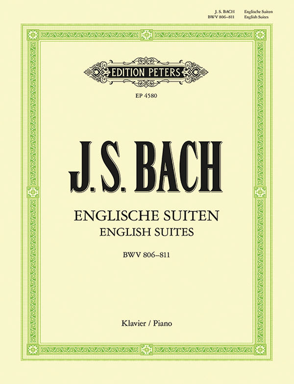 English Suites BWV 806-811 Cover Image