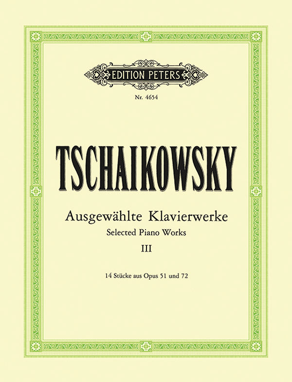 Selected Piano Works Vol.3 Cover Image