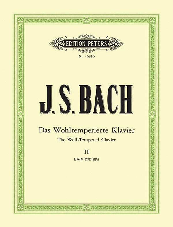 The Well-Tempered Clavier Vol. 2 Cover Image