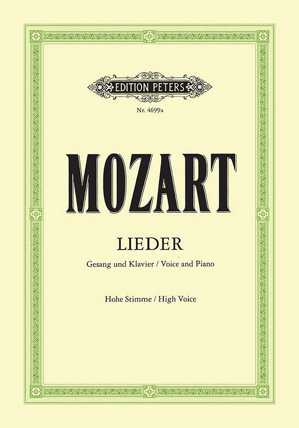 Selected Songs and Arias for Voice and Piano (High Voice) Cover Image