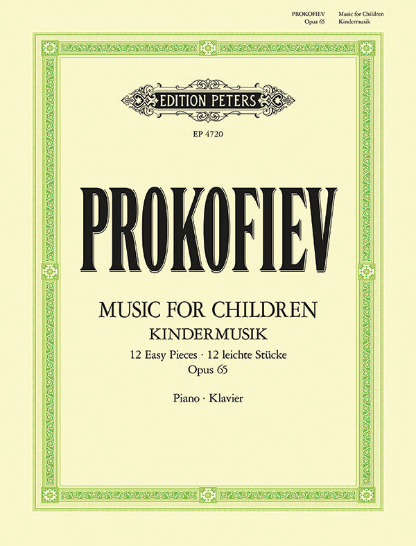 Music for Children: 12 Easy Pieces Op. 65 (Musik für Kinder) Cover Image
