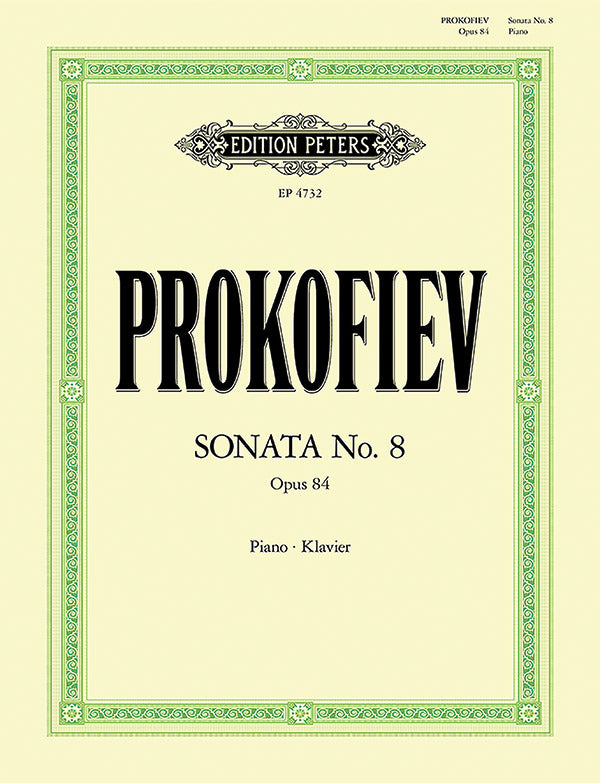 Sonata No. 8 for Piano Op. 84 (1939/44) Cover Image