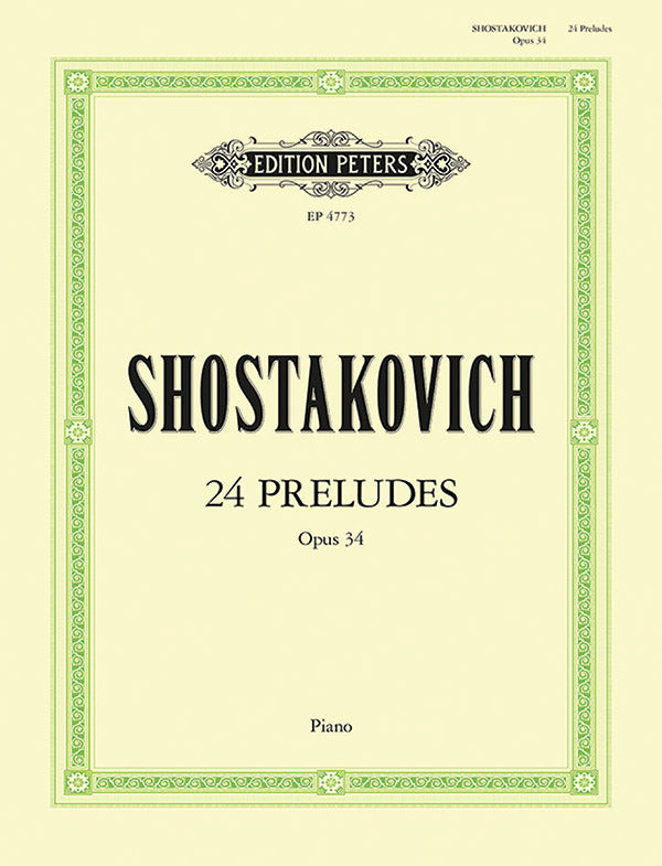 24 Preludes Op.34 Cover Image