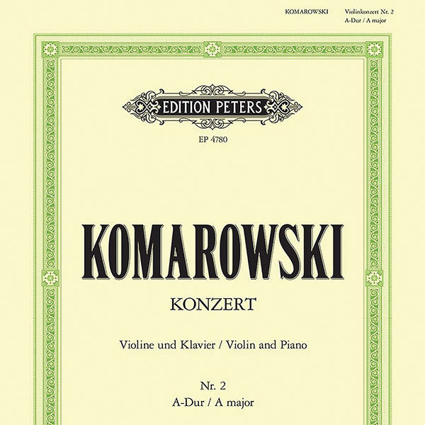 Violin Concerto No. 2 in A (Edition for Violin and Piano) Cover Image