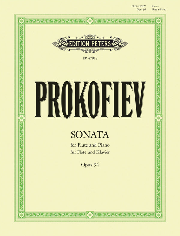 Sonata for Flute and Piano Op. 94 Cover Image