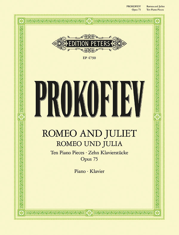 Romeo and Juliet: Ten Piano Pieces Op. 75 Cover Image