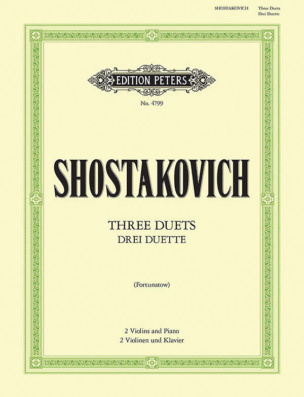 3 Duets Op. 97d for 2 Violins and Piano Cover Image