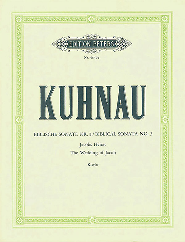 6 Sonatas Depicting Stories from the Bible: Sonata No. 3 Cover Image