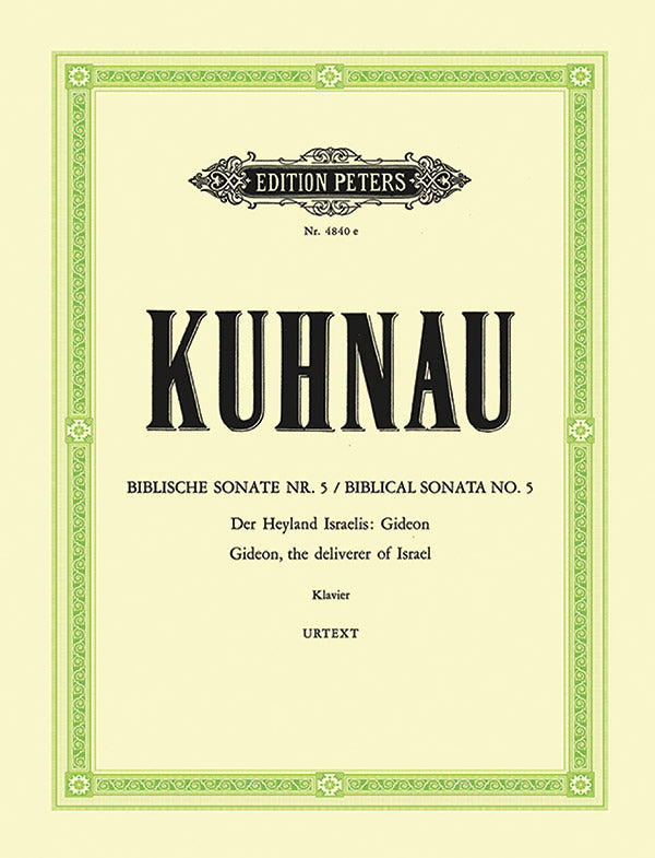 6 Sonatas Depicting Stories from the Bible: Sonata No. 5 Cover Image