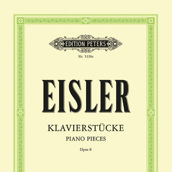 Piano Pieces, Op.8 Cover Image