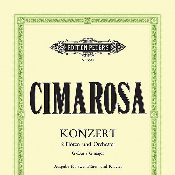 Concerto for 2 Flutes and Orchestra in G Major Cover Image
