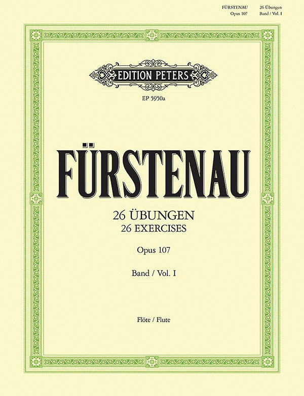 26 Exercises Op. 107 for Flute, Vol. 1 Cover Image
