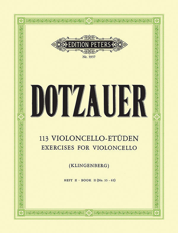 113 Exercises for Violoncello, Book 2 Cover Image