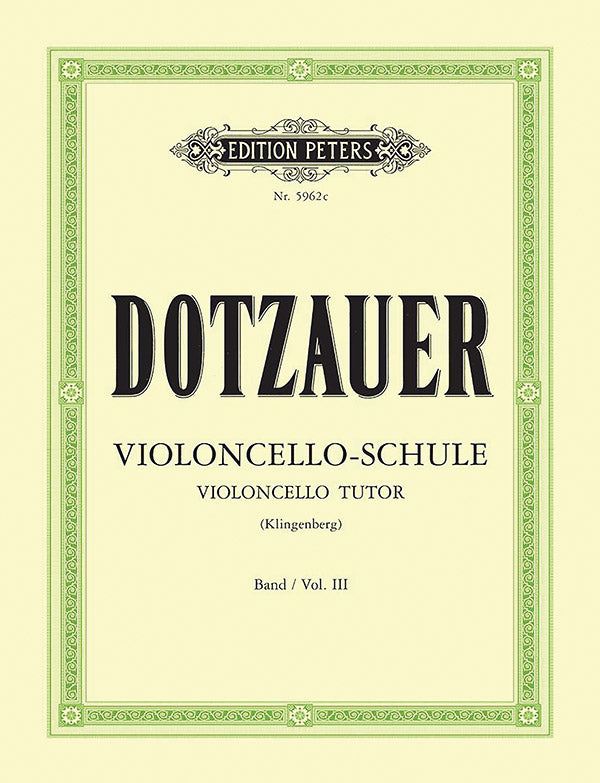 Violoncello Tutor, Vol. 3 Cover Image