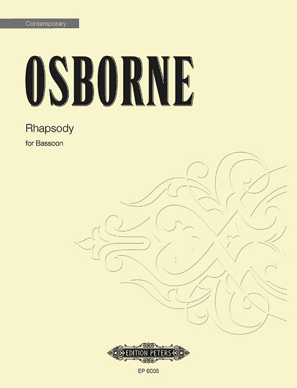 Rhapsody for Bassoon Solo Cover Image