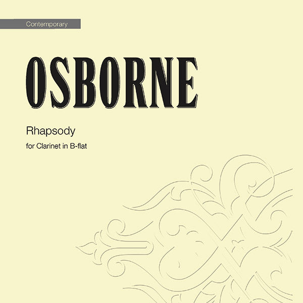 Rhapsody for Clarinet Solo Cover Image