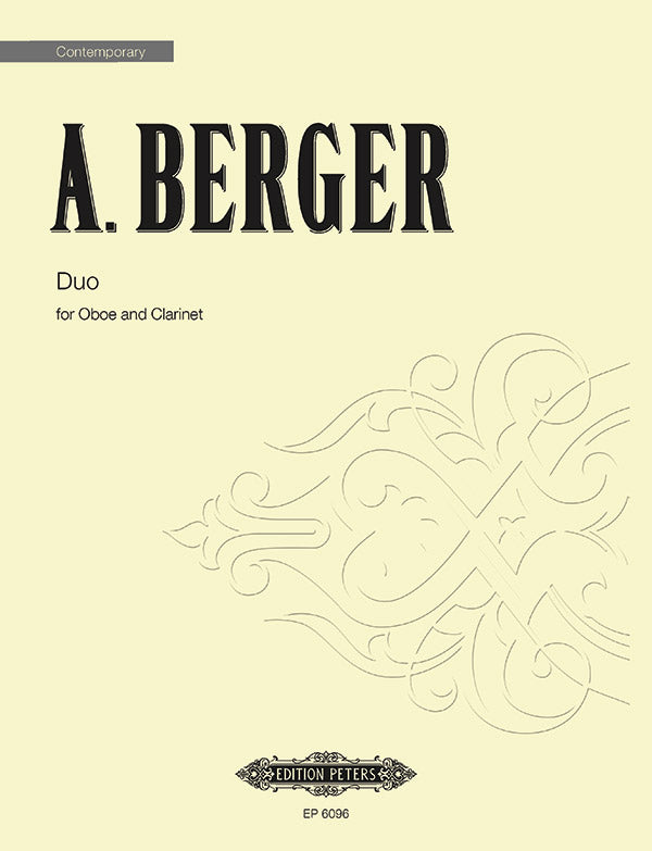 Duo for Oboe and Clarinet Cover Image