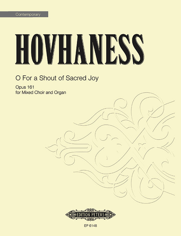 O For a Shout of Sacred Joy Op. 161 Cover Image