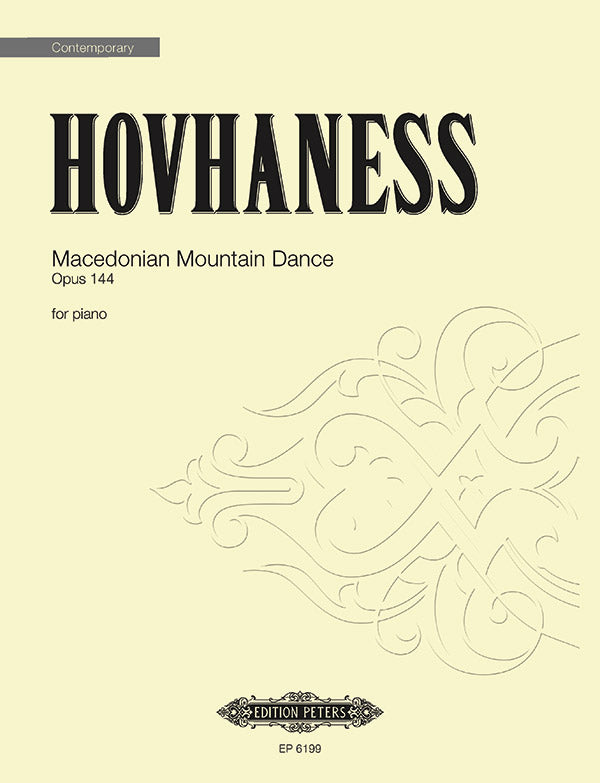 Macedonian Mountain Dance Op. 144 for Piano Cover Image