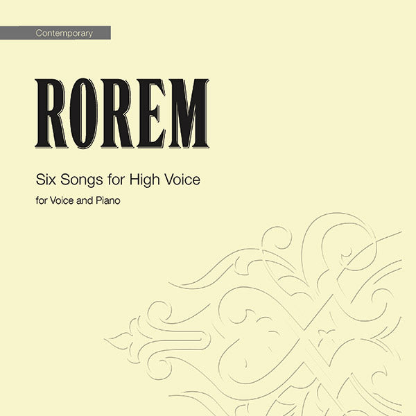 Six Songs for High Voice Cover Image