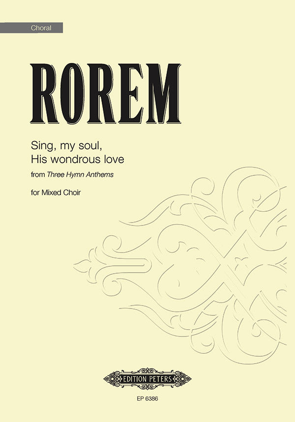 Sing, My Soul, His Wondrous Love Cover Image