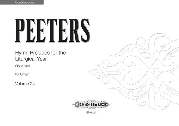 Hymn Preludes for the Liturgical Year Op.100 Vol.24 Cover Image